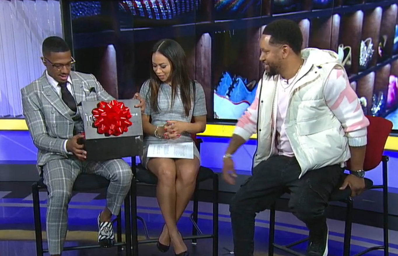 Darrell Alston Gives Nick Cannon Bungee Sneakers