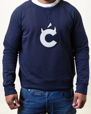 Bungee Oblečení Letterman Sweatshirt (Blue)